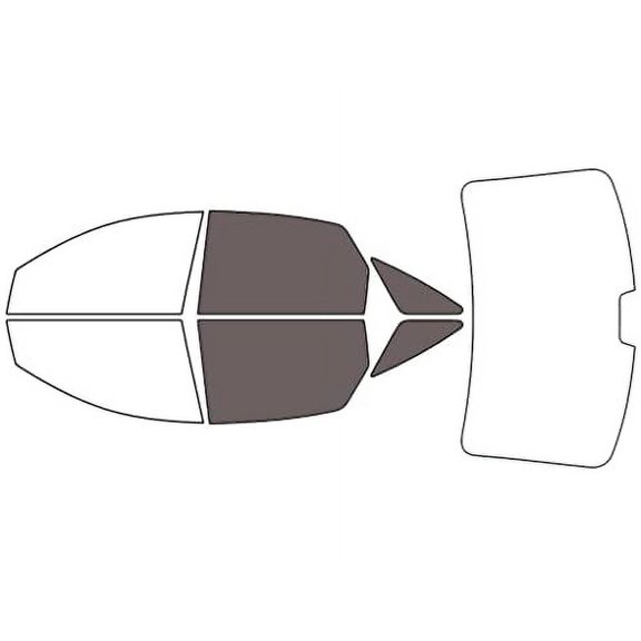 Rvinyl Window Tint Kit Compatible with Mercury Sable 2008-2009 - Back Precut Kit - 35%