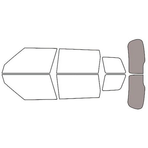 Rvinyl Window Tint Kit Compatible with Mini Clubman 2017-2023 - Rear Windshield Precut Kit - 50%