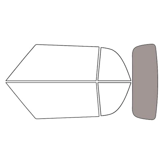 Rvinyl Window Tint Kit Compatible with Mini Cooper 2008-2014 (Convertible) - Rear Windshield Precut