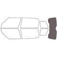 thumbnail image 1 of Rvinyl Window Tint Kit Compatible with Mini Countryman 2011-2016 - Rear Windshield Precut Kit - 35%, 1 of 8