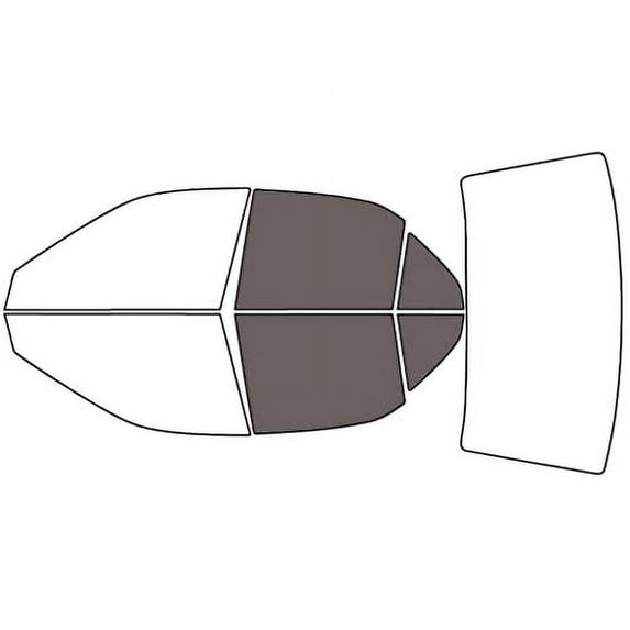 Rvinyl Window Tint Kit Compatible with Mitsubishi Mirage 1997-2001 (Sedan) - Back Precut Kit - 35%
