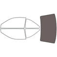 thumbnail image 1 of Rvinyl Window Tint Kit Compatible with Mitsubishi Mirage 1997-2002 (Coupe) - Rear Windshield Precut, 1 of 8