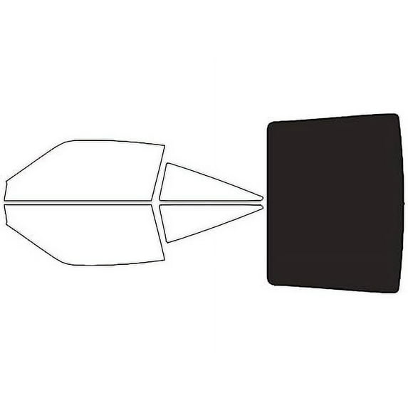 Rvinyl Window Tint Kit Compatible with Nissan 300Zx 1985-1989 (2+2) - Rear Windshield Precut Kit -