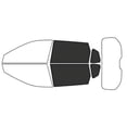 thumbnail image 1 of Rvinyl Window Tint Kit Compatible with Nissan Rogue 2021-2025 - Windshield Strip Visor - 5%, 1 of 8
