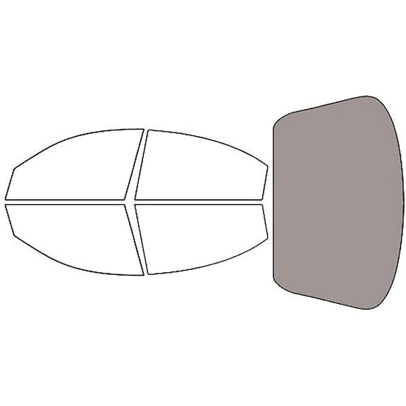 Rvinyl Window Tint Kit Compatible with Oldsmobile Aurora 2001-2003 - Rear Windshield Precut Kit -