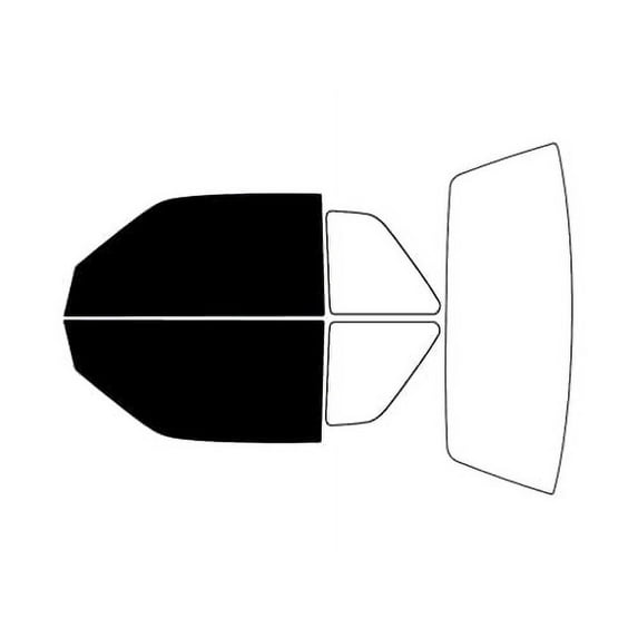 Rvinyl Window Tint Kit Compatible with Plymouth Sundance 1990-1994 (2 Door) - Front Precut Kit - 5%