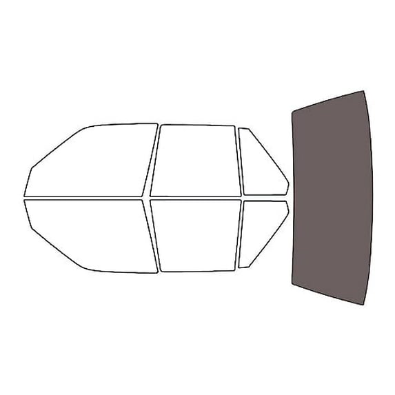 Rvinyl Window Tint Kit Compatible with Pontiac Sunbird 1990-1994 (Sedan) - Rear Windshield Precut