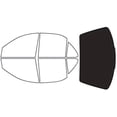 thumbnail image 1 of Rvinyl Window Tint Kit Compatible with Pontiac Sunfire 1995-2000 (Sedan) - Rear Windshield Precut, 1 of 8