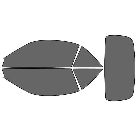Rvinyl Window Tint Kit Compatible with Porsche 911 2012-2019 (Convertible) - Complete Precut Kit -
