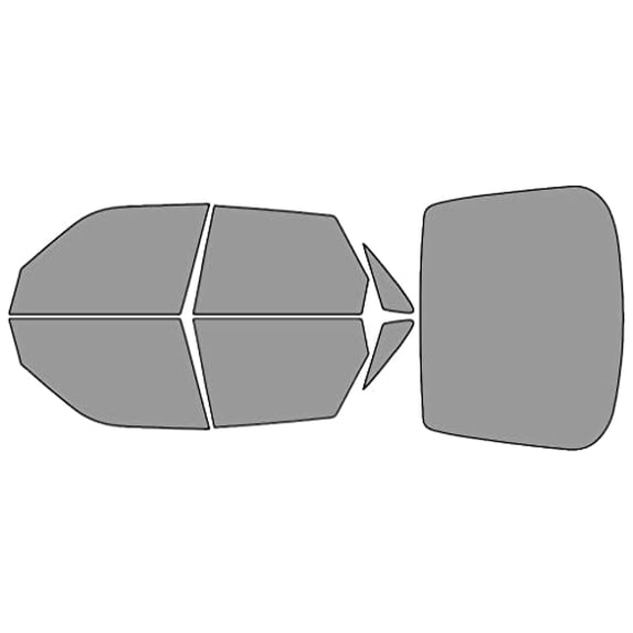 Rvinyl Window Tint Kit Compatible with Saab 9-3 1999-2002 (Hatchback) - Complete Precut Kit - 50%