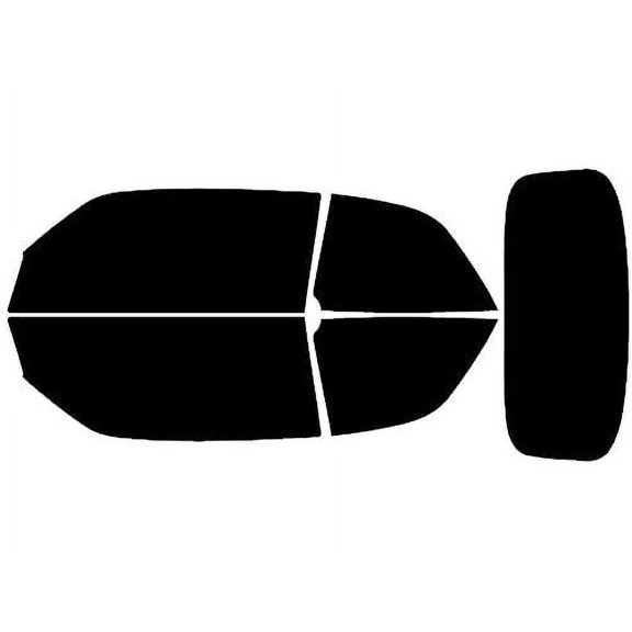 Rvinyl Window Tint Kit Compatible with Saab 9-3 1999-2003 (Convertible) - Complete Precut Kit - 5%
