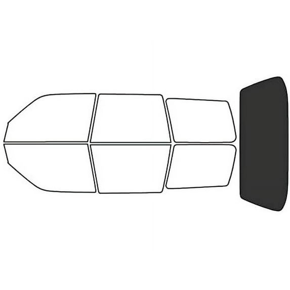 Rvinyl Window Tint Kit Compatible with Subaru Forester 1998-2002 - Rear Windshield Precut Kit - 20%