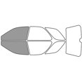 thumbnail image 1 of Rvinyl Window Tint Kit Compatible with Subaru Impreza 1993-2001 (Wagon) - Front Precut Kit - 50%, 1 of 8