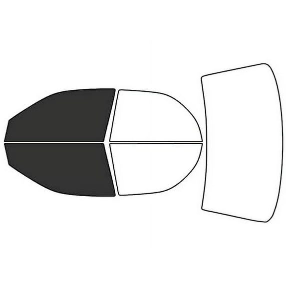 Rvinyl Window Tint Kit Compatible with Subaru Impreza 2002-2007 (Sedan) - Front Precut Kit - 20%
