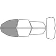 thumbnail image 1 of Rvinyl Window Tint Kit Compatible with Subaru Outback 2005-2009 (Wagon) - Front Precut Kit - 50%, 1 of 8