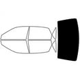 thumbnail image 1 of Rvinyl Window Tint Kit Compatible with Toyota Avalon 2000-2004 - Rear Windshield Precut Kit - 5%, 1 of 8