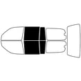 thumbnail image 1 of Rvinyl Window Tint Kit Compatible with Toyota Land Cruiser 1998-2007 - Back Precut Kit - 5%, 1 of 8