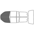 thumbnail image 1 of Rvinyl Window Tint Kit Compatible with Toyota Land Cruiser 1998-2007 - Front Precut Kit - 35%, 1 of 8