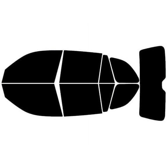 Rvinyl Window Tint Kit Compatible with Toyota Rav4 2001-2005 - Complete Precut Kit - 5%