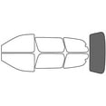 thumbnail image 1 of Rvinyl Window Tint Kit Compatible with Toyota Sienna 1998-2003 - Rear Windshield Precut Kit - 35%, 1 of 8