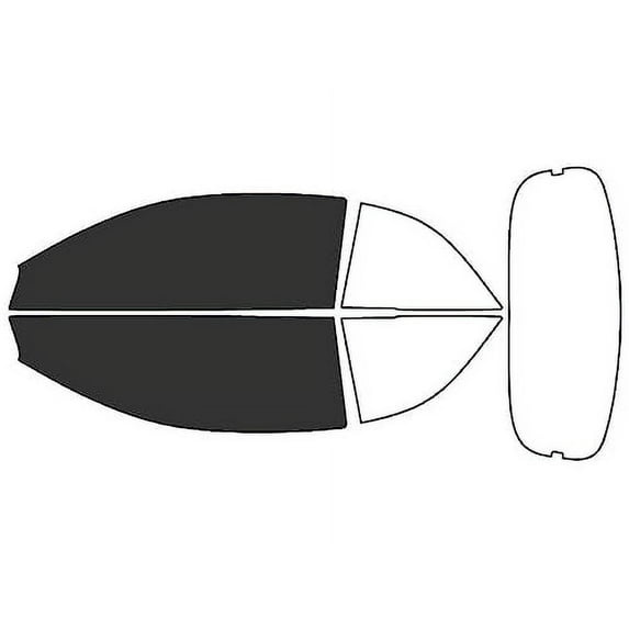 Rvinyl Window Tint Kit Compatible with Toyota Solara 2004-2008 (Convertible) - Front Precut Kit -