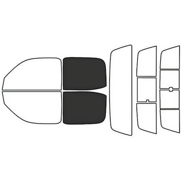 Rvinyl Window Tint Kit Compatible with Toyota Tacoma 2001-2004 (4 Door) - Back Precut Kit - 20%