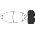 thumbnail image 1 of Rvinyl Window Tint Kit Compatible with Toyota Venza 2021-2023 - Rear Windshield Precut Kit - 20%, 1 of 8