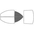 thumbnail image 1 of Rvinyl Window Tint Kit Compatible with Volkswagen Beetle 1998-2010 (Coupe) - Back Precut Kit - 35%, 1 of 8