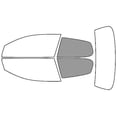 thumbnail image 1 of Rvinyl Window Tint Kit Compatible with Volkswagen GTI 2010-2014 (2 Door) - Back Precut Kit - 50%, 1 of 8