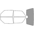 thumbnail image 1 of Rvinyl Window Tint Kit Compatible with Volkswagen Golf 1985-1992 (2 Door) - Rear Windshield Precut, 1 of 8