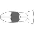 thumbnail image 1 of Rvinyl Window Tint Kit Compatible with Volkswagen Golf 1988-1992 (4 Door) - Back Precut Kit - 35%, 1 of 8