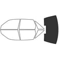 thumbnail image 1 of Rvinyl Window Tint Kit Compatible with Volkswagen Passat 1990-1997 - Rear Windshield Precut Kit -, 1 of 8