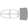 thumbnail image 1 of Rvinyl Window Tint Kit Compatible with Volkswagen Passat 2012-2022 - Rear Windshield Precut Kit -, 1 of 8