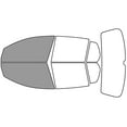 thumbnail image 1 of Rvinyl Window Tint Kit Compatible with Volkswagen Rabbit 2006-2009 (4 Door) - Front Precut Kit - 50%, 1 of 8