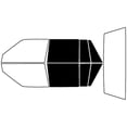 thumbnail image 1 of Rvinyl Window Tint Kit Compatible with Volvo 740 1990-1992 - Back Precut Kit - 5%, 1 of 8