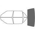 thumbnail image 1 of Rvinyl Window Tint Kit Compatible with Volvo 850 1993-1997 (Sedan) - Rear Windshield Precut Kit -, 1 of 8