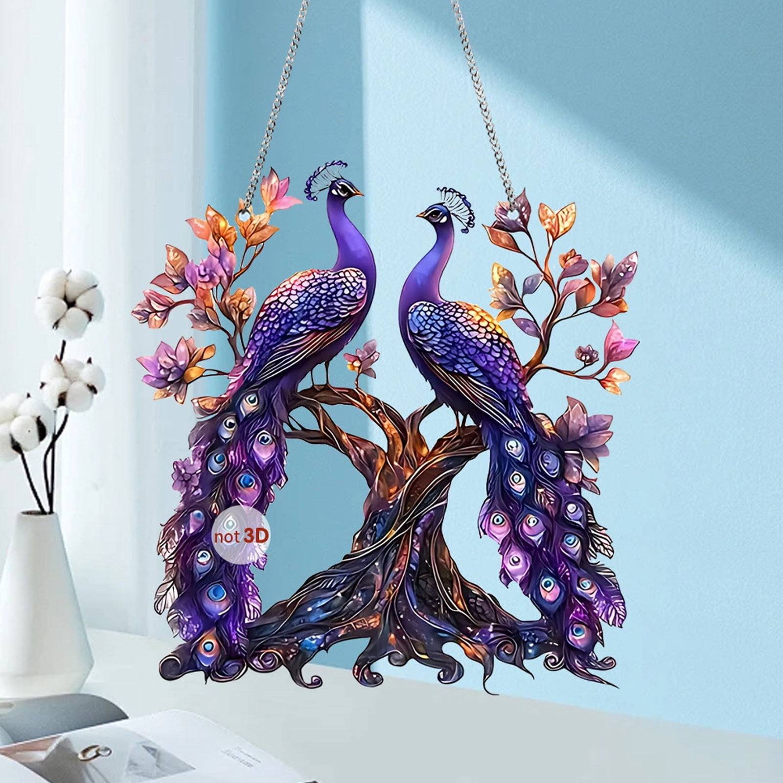 Window Pendant Rvkxad Colorful Acrylic Window Pendants, Double-Sided Hanging Decor for ...