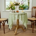 thumbnail image 1 of Rvkxad French Lace Dining Table Cover, Hollow Table Cloth for Coffee Table, Rectangular Round Table Decor for Home Kitchen, 1 of 6