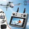 thumbnail image 1 of Rvkxad GPS Drone with 4.5 Inch Screen Remote, 5G Brushless Motor RC Quadcopter with Obstacle Avoidance, FPV Drone with 1080P Camera for Adults, 1 of 7