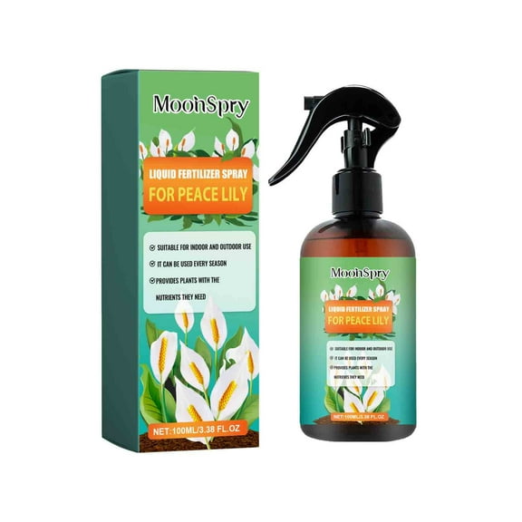 Rvkxad Growth Spray, Nutrient-Rich Fertilizer Spray for Indoor Plants, Organic Leaf Shine Spray for Money Tree Bonsai Health and Disease Resistance