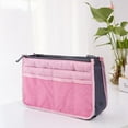 thumbnail image 1 of Rvkxad Handbag Organizer Insert, Large Capacity Travel Purse Liner Tidy Bag, Multifunctional Zippered Organizer for Travel Vacation Sports, 1 of 2