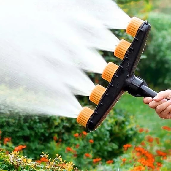 Rvkxad Large Watering Sprinkler, ABS Plastic Rotary Irrigation Sprinkler Head, Adjustable Water Flow Angle Range for Garden Lawn Farm Agricultural Watering