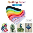 thumbnail image 1 of Rvkxad Quilling Paper Strips Kit, 260PCS 26 Colors Quilling Strips for Paper Art, 3mm 5mm 7mm 10mm Wide Quilling Papers for DIY Crafts Card Making Scrapbooking, 1 of 2