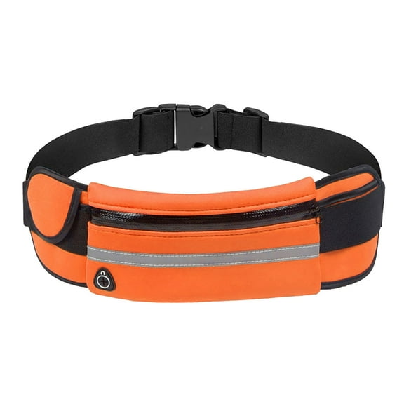Rvkxad Running Belt, Stretchable Sports Waist Pack, Large Capacity Multifunctional Water Bottle Bag for Running Hiking Biking