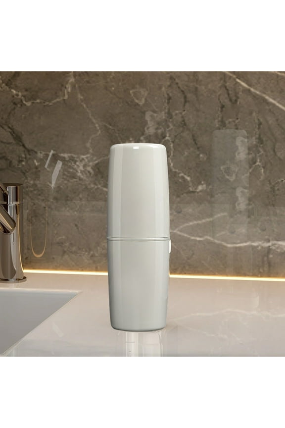 Travel Bottles 4-Piece Set, Leakproof Toiletries Containers for Shampoo Lotion, Portable Shower Gel Toothbrush Organizer for Airplane Carry On Business Trip