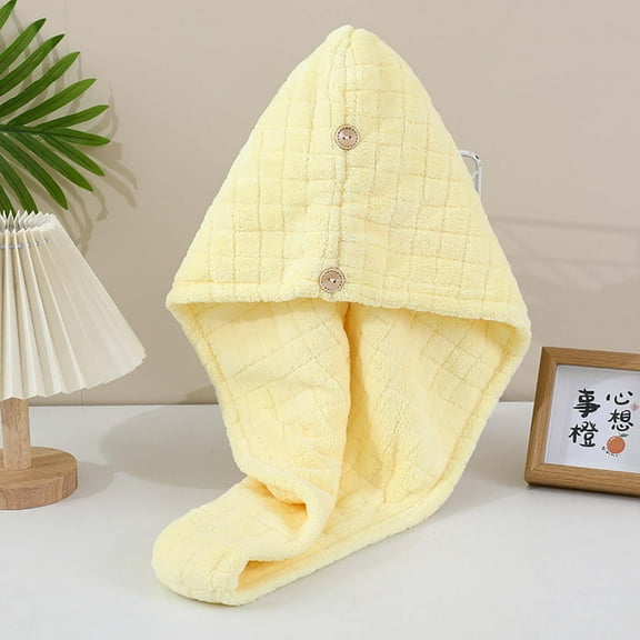 Rvkxad Velvet Hair Towel Wrap, Extra Soft Absorbent Quick Dry Microfiber Hair Turban, Thickening Hair Dryer Cap for Shower Bath Gym Travel Facial Care