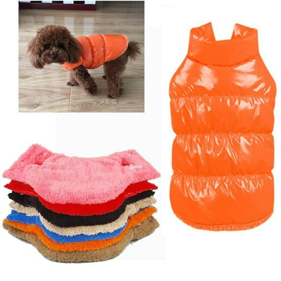 Rvkxad Winter Dog Vest, Thickened Down Pet Coat for Cold Weather, Warm Dog Clothes Jacket for Small Medium Large Dogs