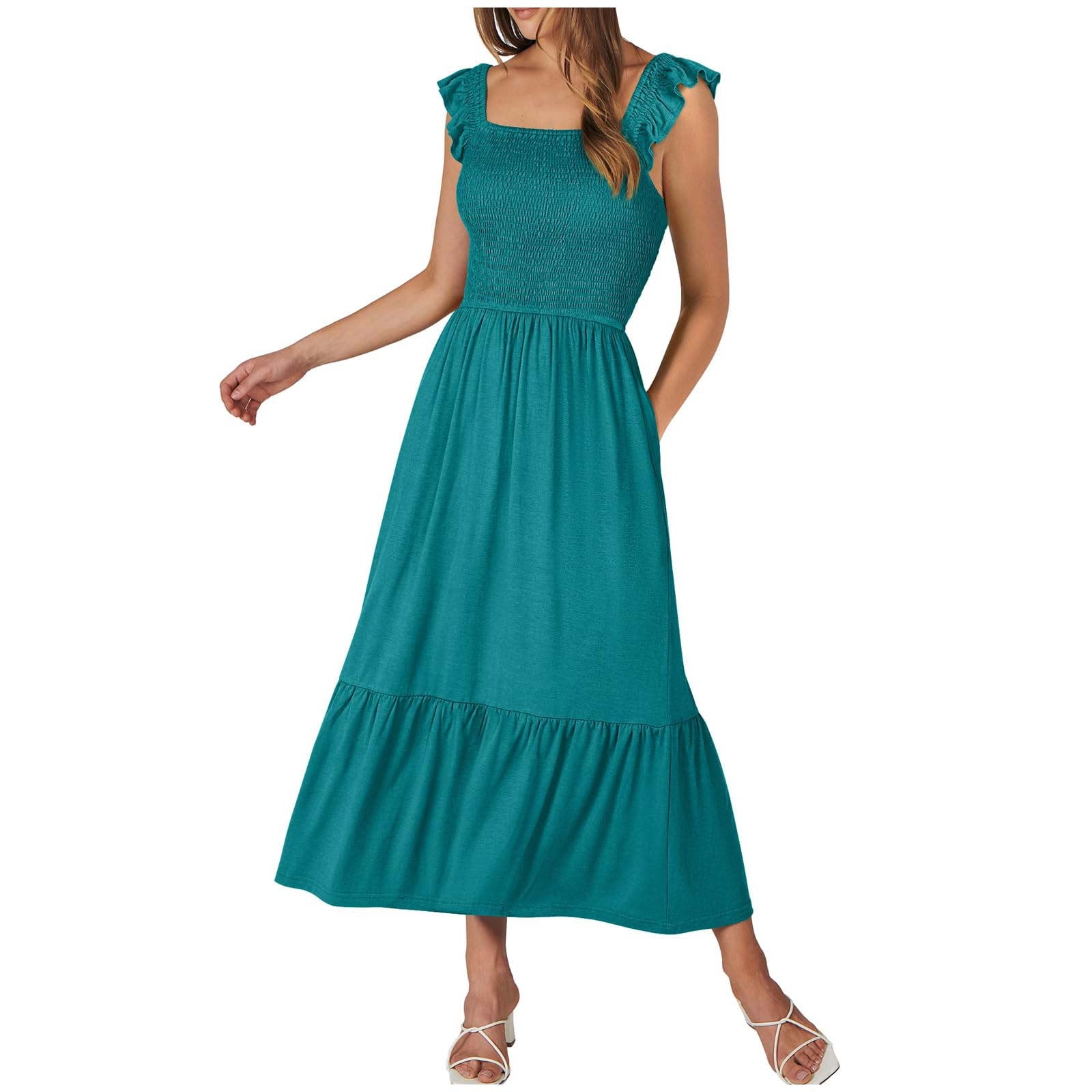Chicme Embroidery Bandeau Dress Women's Party Dress 2025  Strapless Ruched  High Waist Wrap Maxi Dress With Asymmetrical Split | Beach & Evening Wear