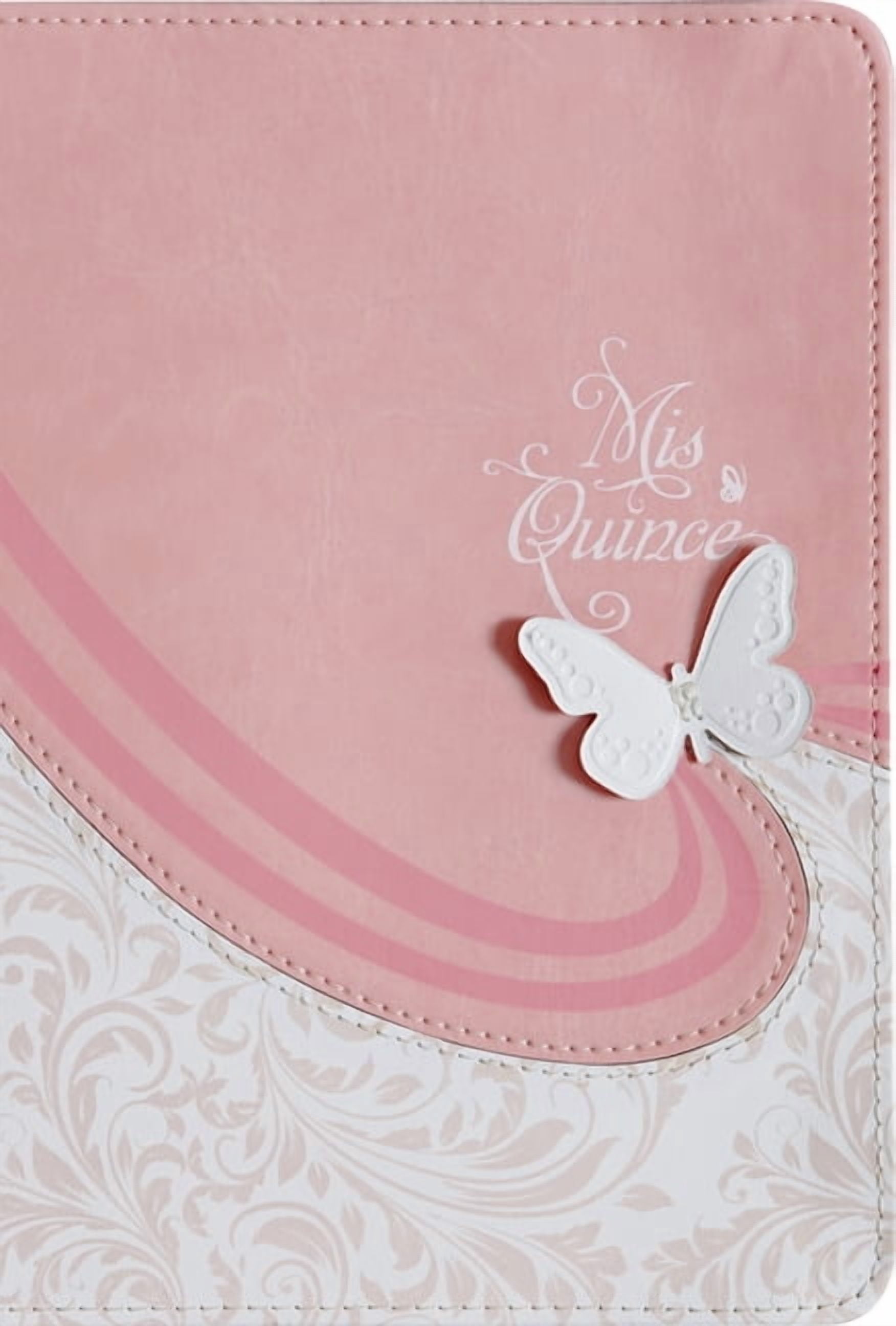 Rvr 1960 Biblia MIS Quince, Rosa Y Blanco Smil Piel, (Hardcover)