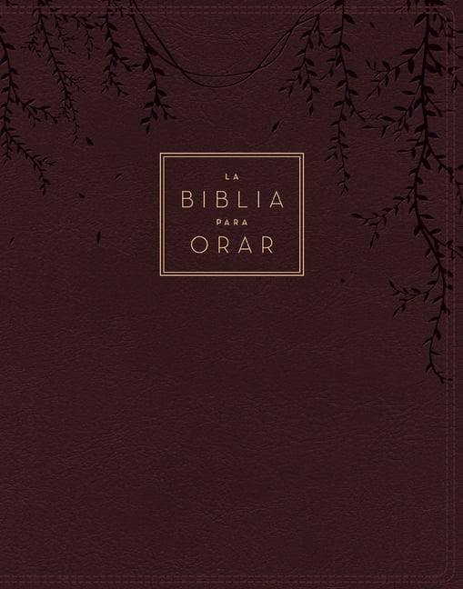 Rvr60, La Biblia Para Orar, Leathersoft, Rojo Vino, Palabras de JesÃºs En Rojo, Comfort Print: Ora La Palabra de Dios de , (Hardcover)